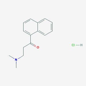 molecular formula C15H18ClNO B032114 3-(二甲氨基)-1-(萘-1-基)丙-1-酮盐酸盐 CAS No. 5409-58-5