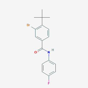 3-bromo-4-tert-butyl-N-(4-fluorophenyl)benzamide