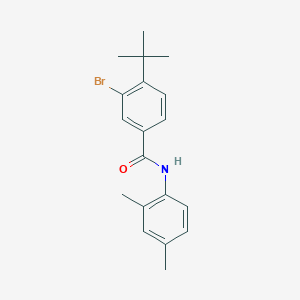 molecular formula C19H22BrNO B321145 3-bromo-4-tert-butyl-N-(2,4-dimethylphenyl)benzamide 