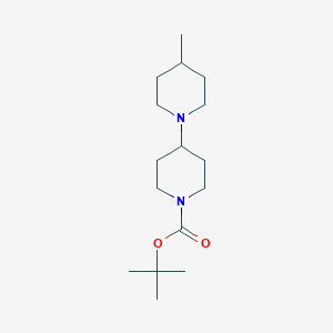 molecular formula C16H30N2O2 B3211450 tert-Butyl 4-methyl-[1,4'-bipiperidine]-1'-carboxylate CAS No. 1089279-42-4