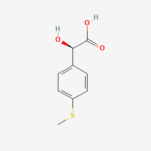 molecular formula C9H10O3S B3211487 (R)-4-Methylthiomandelic acid CAS No. 109086-16-0