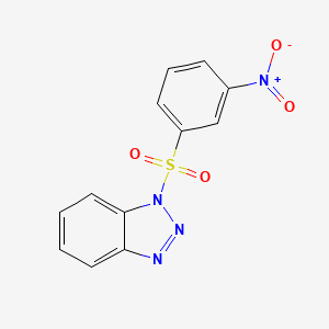 1-((3-nitrophenyl)sulfonyl)-1H-benzo[d][1,2,3]triazole