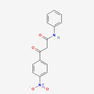 3-(4-nitrophenyl)-3-oxo-N-phenylpropanamide