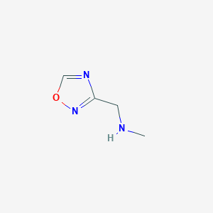 molecular formula C4H7N3O B3211627 N-methyl-1-(1,2,4-oxadiazol-3-yl)methanamine CAS No. 1092297-83-0