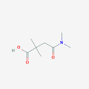 molecular formula C8H15NO3 B3211642 2,2,N,N-Tetramethylsuccinamic acid CAS No. 109233-98-9