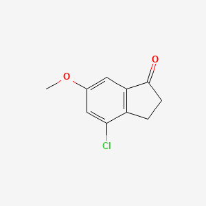 4-Chloro-6-methoxy-2,3-dihydro-1H-inden-1-one