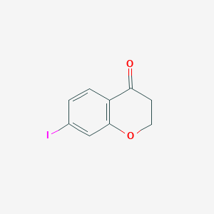 molecular formula C9H7IO2 B3211663 7-Iodo-4-chromanone CAS No. 1092349-80-8