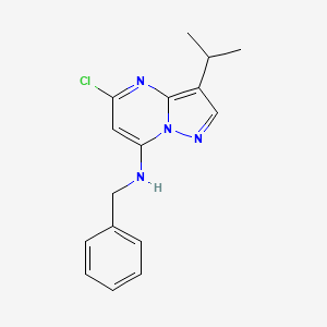 n-Benzyl-5-chloro-3-isopropylpyrazolo[1,5-a]pyrimidin-7-amine