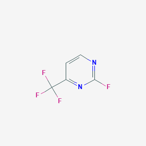 molecular formula C5H2F4N2 B3211764 2-Fluoro-4-(trifluoromethyl)pyrimidine CAS No. 1093098-55-5