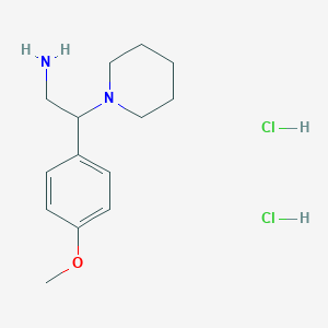 2-(4-Methoxy-phenyl)-2-piperidin-1-yl-ethylamine dihydrochloride