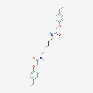 molecular formula C26H36N2O4 B321181 2-(4-ethylphenoxy)-N-(6-{[(4-ethylphenoxy)acetyl]amino}hexyl)acetamide 