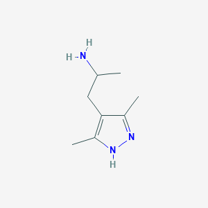 1-(3,5-dimethyl-1H-pyrazol-4-yl)propan-2-amine
