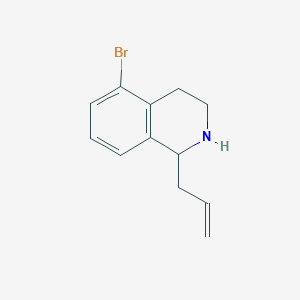molecular formula C12H14BrN B321183 1-Allyl-5-bromo-1,2,3,4-tetrahydroisoquinoline 