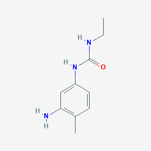 molecular formula C10H15N3O B3211879 1-(3-Amino-4-methylphenyl)-3-ethylurea CAS No. 1094458-58-8