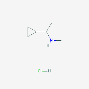 N-(1-cyclopropylethyl)-N-methylamine hydrochloride