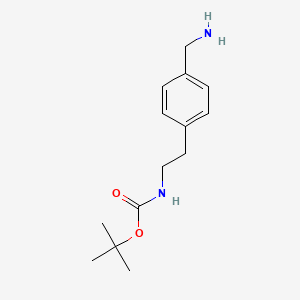 Tert-butyl 4-(aminomethyl)phenethylcarbamate