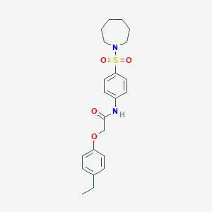 N-[4-(1-azepanylsulfonyl)phenyl]-2-(4-ethylphenoxy)acetamide
