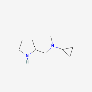 molecular formula C9H18N2 B3211932 Cyclopropyl-methyl-pyrrolidin-2-ylmethyl-amine CAS No. 1094856-92-4