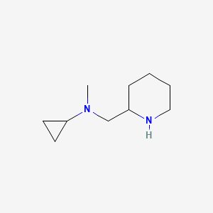 molecular formula C10H20N2 B3211951 Cyclopropyl-methyl-piperidin-2-ylmethyl-amine CAS No. 1094909-63-3