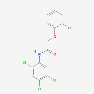 molecular formula C14H9Cl4NO2 B321198 2-(2-chlorophenoxy)-N-(2,4,5-trichlorophenyl)acetamide 