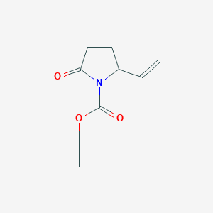 B032120 2-Ethenyl-5-oxo-1-pyrrolidinecarboxylic Acid tert-Butyl Ester CAS No. 160428-64-8