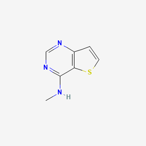 molecular formula C7H7N3S B3212168 N-methylthieno[3,2-d]pyrimidin-4-amine CAS No. 1097040-23-7