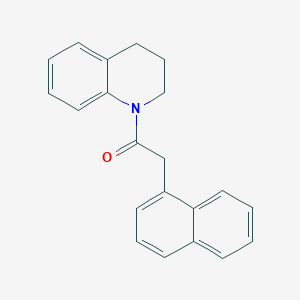 molecular formula C21H19NO B321217 1-(1-Naphthylacetyl)-1,2,3,4-tetrahydroquinoline 