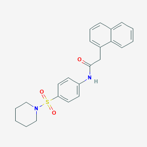 2-(1-naphthyl)-N-[4-(1-piperidinylsulfonyl)phenyl]acetamide