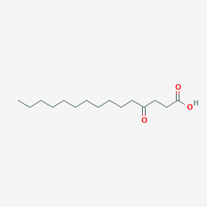 molecular formula C15H28O3 B3212211 4-氧代-十五烷酸 CAS No. 109788-69-4