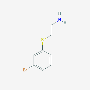 molecular formula C8H10BrNS B3212239 2-((3-Bromophenyl)thio)ethanamine CAS No. 1098070-03-1