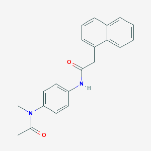 N-{4-[acetyl(methyl)amino]phenyl}-2-(1-naphthyl)acetamide