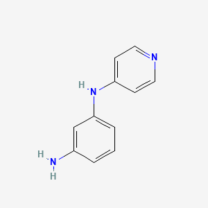 molecular formula C11H11N3 B3212295 N1-(4-吡啶基)-1,3-苯二胺 CAS No. 109871-19-4