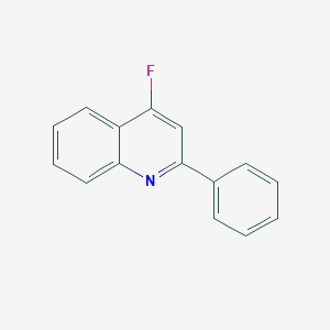molecular formula C15H10FN B3212297 4-Fluoro-2-phenylquinoline CAS No. 109883-55-8
