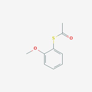 molecular formula C9H10O2S B3212317 S-2-Methoxyphenylthioacetate CAS No. 109963-06-6
