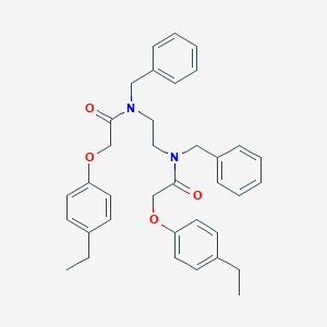 N-benzyl-N-(2-{benzyl[(4-ethylphenoxy)acetyl]amino}ethyl)-2-(4-ethylphenoxy)acetamide