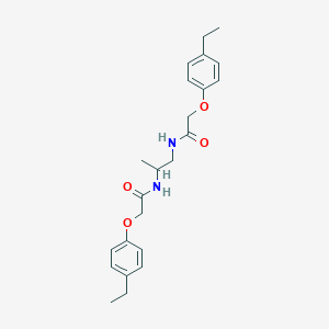 molecular formula C23H30N2O4 B321234 2-(4-ethylphenoxy)-N-(2-{[(4-ethylphenoxy)acetyl]amino}-1-methylethyl)acetamide 