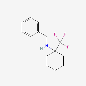 N-benzyl-1-(trifluoromethyl)cyclohexan-1-amine