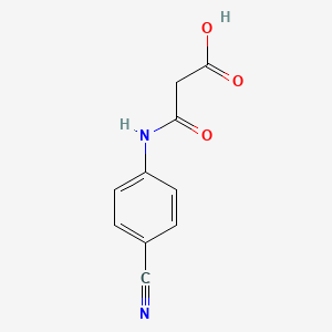 3-((4-Cyanophenyl)amino)-3-oxopropanoic acid