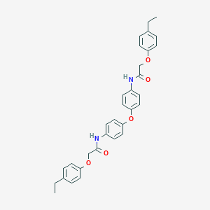 molecular formula C32H32N2O5 B321237 2-(4-ethylphenoxy)-N-[4-(4-{[(4-ethylphenoxy)acetyl]amino}phenoxy)phenyl]acetamide 