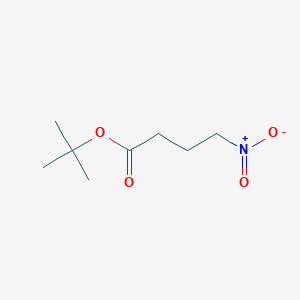 molecular formula C8H15NO4 B3212382 叔丁基4-硝基丁酸酯 CAS No. 110106-95-1