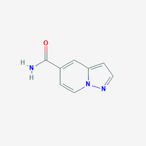 molecular formula C8H7N3O B3212390 Pyrazolo[1,5-a]pyridine-5-carboxamide CAS No. 1101120-03-9