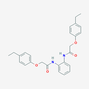 molecular formula C26H28N2O4 B321241 2-(4-ethylphenoxy)-N-(2-{[(4-ethylphenoxy)acetyl]amino}phenyl)acetamide 