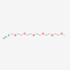 molecular formula C14H26O6 B3212462 mPEG5-Propyne CAS No. 1101668-41-0