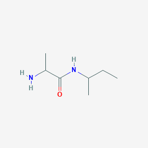 molecular formula C7H16N2O B3212509 2-amino-N-(butan-2-yl)propanamide CAS No. 1101928-01-1