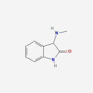 molecular formula C9H10N2O B3212511 3-(Methylamino)-2,3-dihydro-1H-indol-2-one CAS No. 1102895-54-4