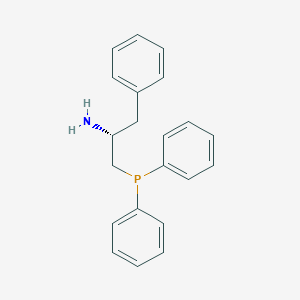 molecular formula C21H22NP B3212533 (R)-1-(Diphenylphosphino)-3-phenyl-2-propanamine CAS No. 1103534-03-7