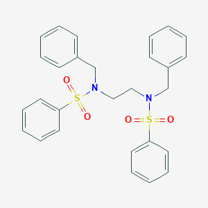 molecular formula C28H28N2O4S2 B321262 N-benzyl-N-{2-[benzyl(phenylsulfonyl)amino]ethyl}benzenesulfonamide 