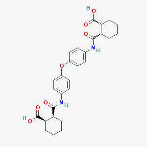 (1R,2S)-2-{[4-(4-{[(1S,2R)-2-carboxycyclohexane]amido}phenoxy)phenyl]carbamoyl}cyclohexane-1-carboxylic acid