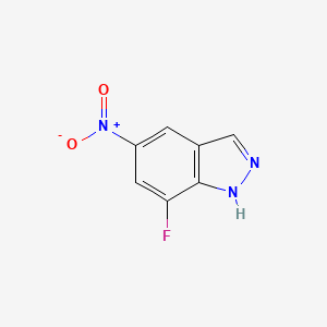 7-fluoro-5-nitro-1H-indazole