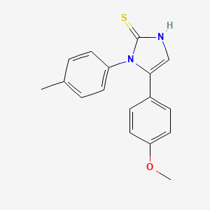 5-(4-methoxyphenyl)-1-(4-methylphenyl)-1,3-dihydro-2H-imidazole-2-thione